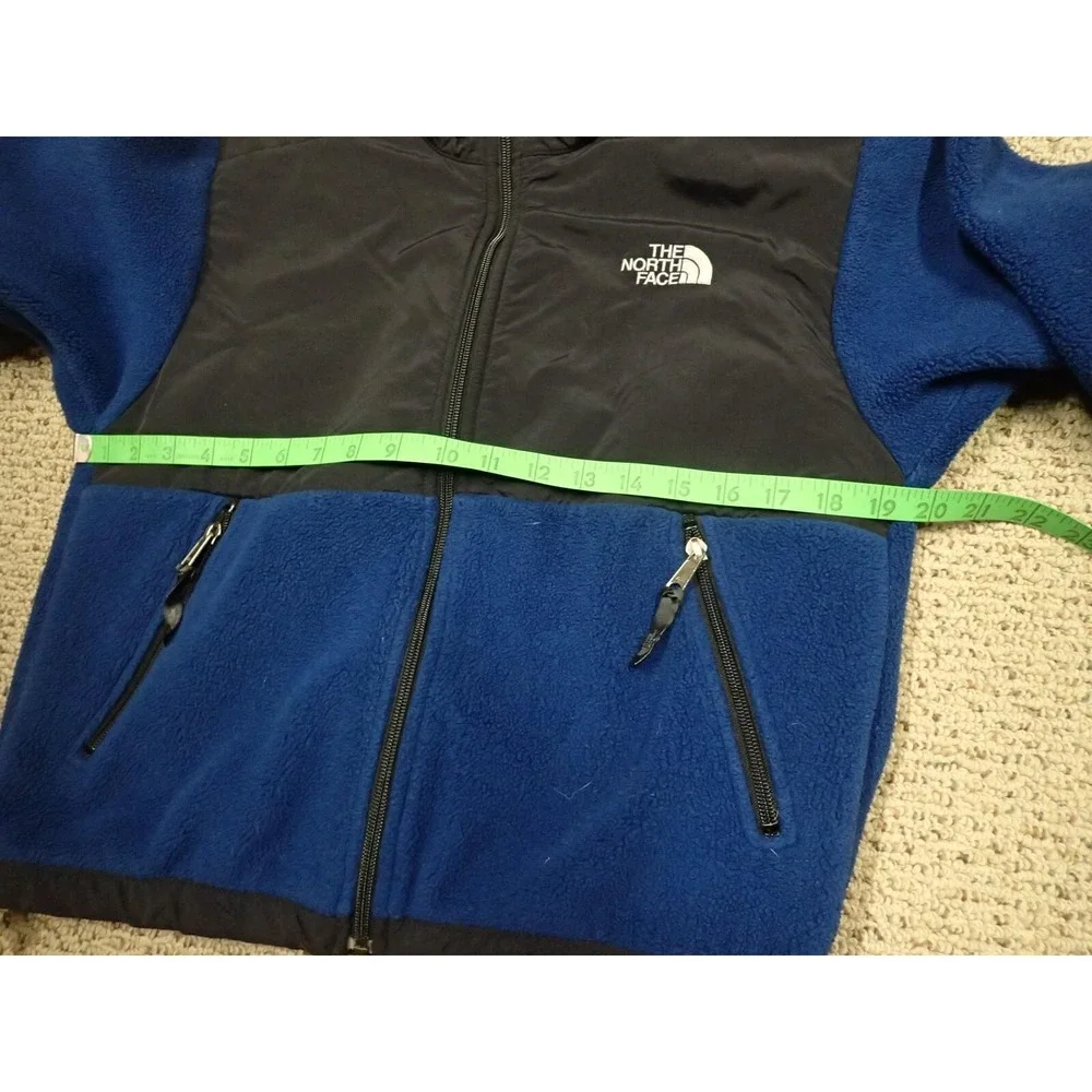 The North Face Denali Fleece Jacket Boys Medium Blue Black Good Polartec Zip
